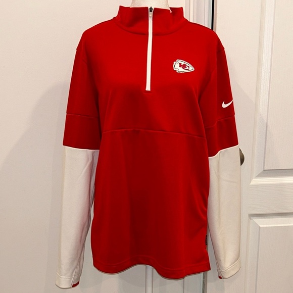 Nike Men's Kansas City Chiefs Quarter-Zip Pullover, Size Small - Picture 8 of 8